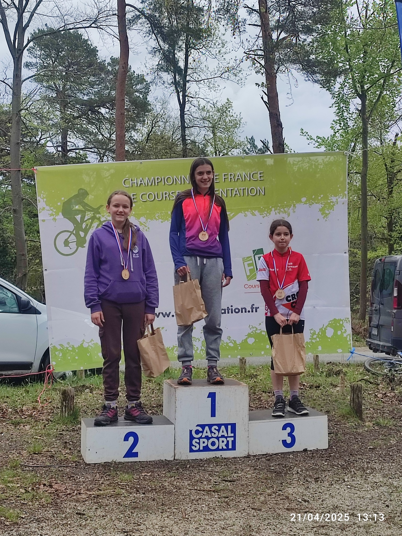 Championnat de France VTT orientation à Fontainebleau