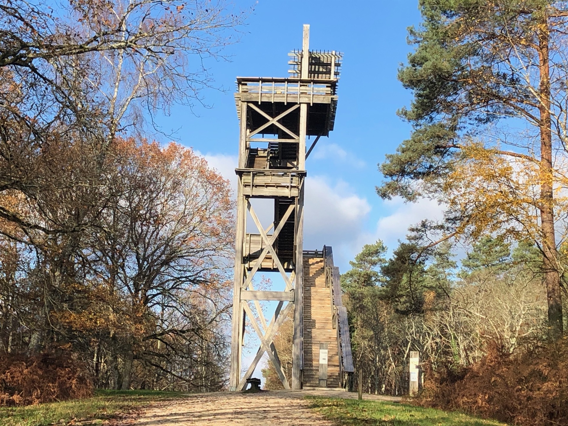 Entrainement autour du belvédère des Caillettes